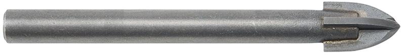 3/16 x 2-3/4 Glass Drill Bit, Quad Cutter